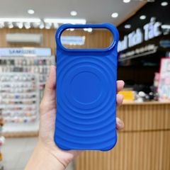 ** Ốp IP 17 Air silicon vân sóng tròn magsafe