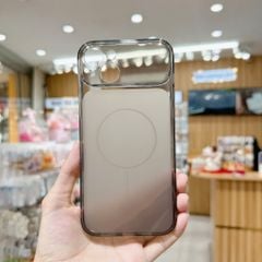 Ốp IP 14 Plus/15 Plus độ 17 dẻo lưng nhám vòng viền trong