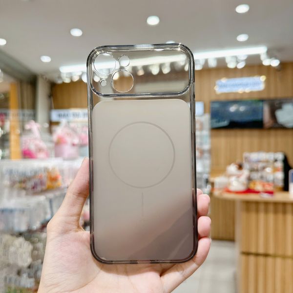 Ốp IP 15 6.1 độ 17 dẻo lưng nhám vòng viền trong