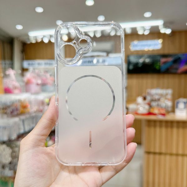 Ốp IP 16 6.1 dẻo lưng nhám vòng viền trong