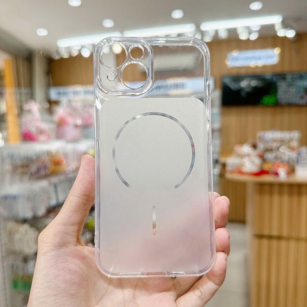 Ốp IP 14 Plus/15 Plus dẻo lưng nhám vòng viền trong