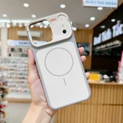 Ốp IP 15 Pro Max Likgus nhám hai màu Magsafe độ 17