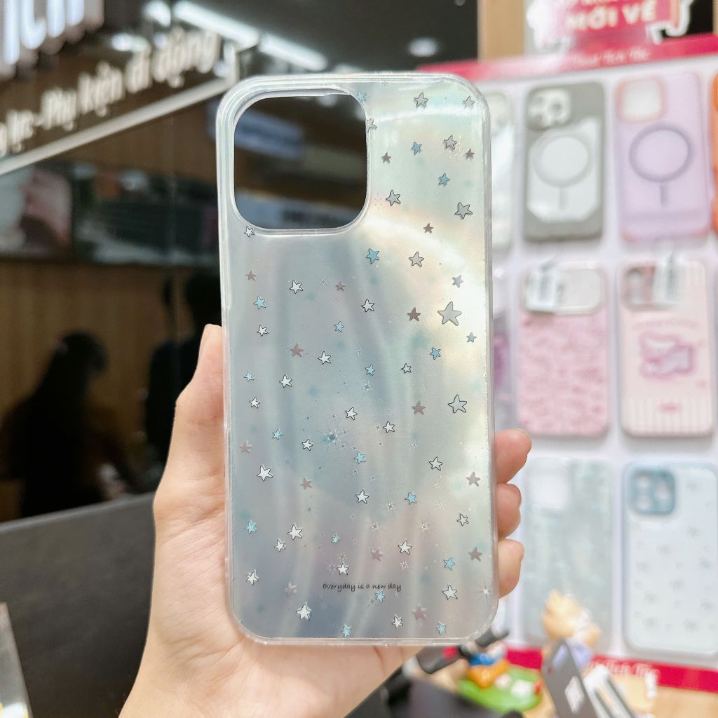 Ốp IP 12 Pro Max vân ánh sao