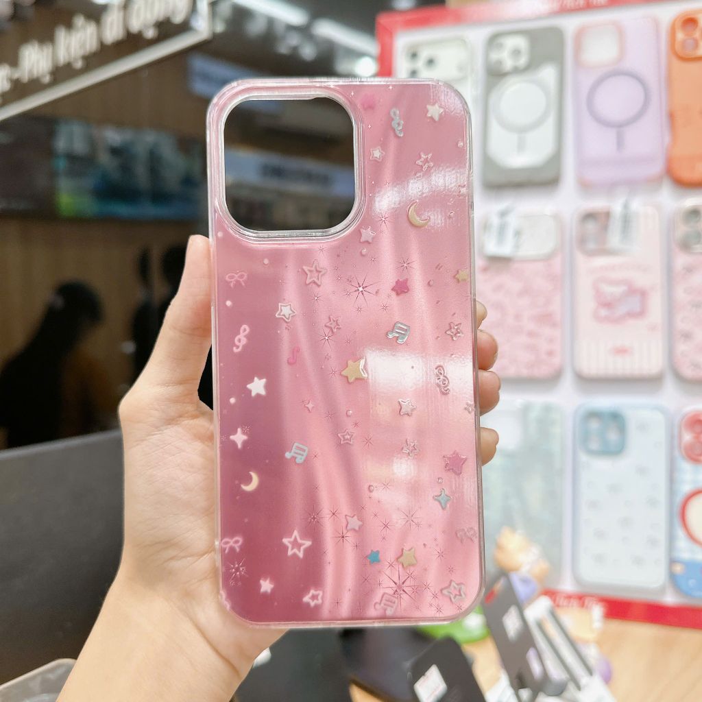Ốp IP 15 6.1 vân ánh sao