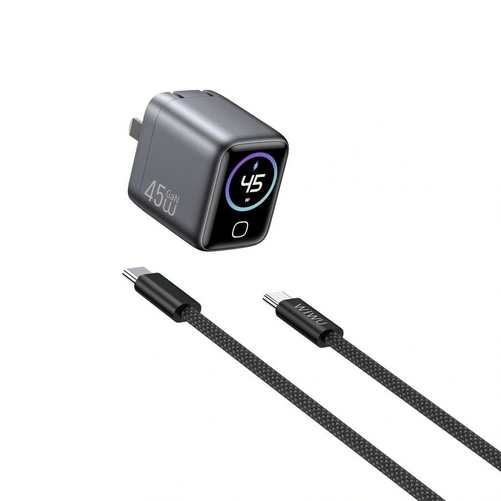 Bộ sạc Type C to Type C Wiwu Voyager 45W
