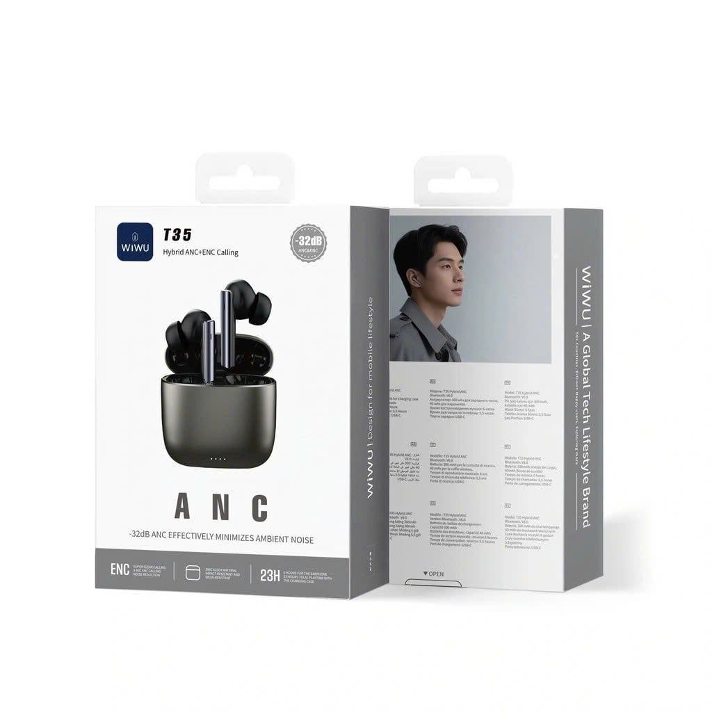 Tai nghe Bluetooth Wiwu T35 ANC + ENC