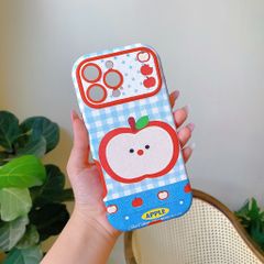 ** Ốp IP 13 Pro Max vân da viền màu