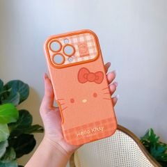 ** Ốp IP 14 Pro Max vân da viền màu