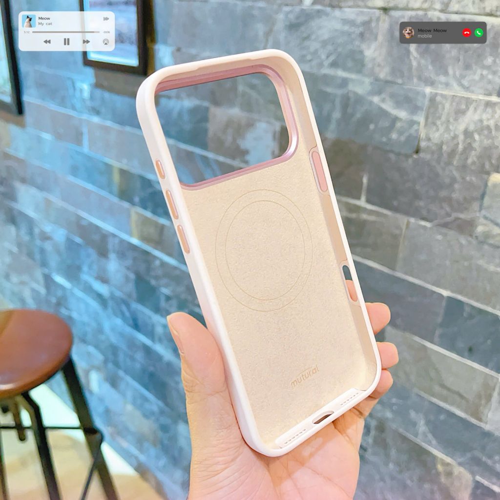 ** Ốp IP 17 Pro Max Mutural The Cat