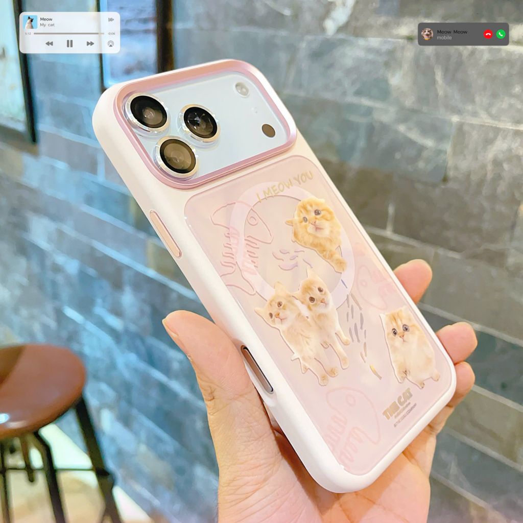 ** Ốp IP 17 Pro Max Mutural The Cat