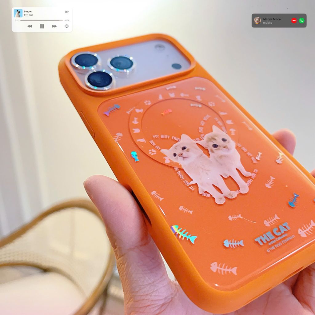 ** Ốp IP 17 Pro Max Mutural The Cat