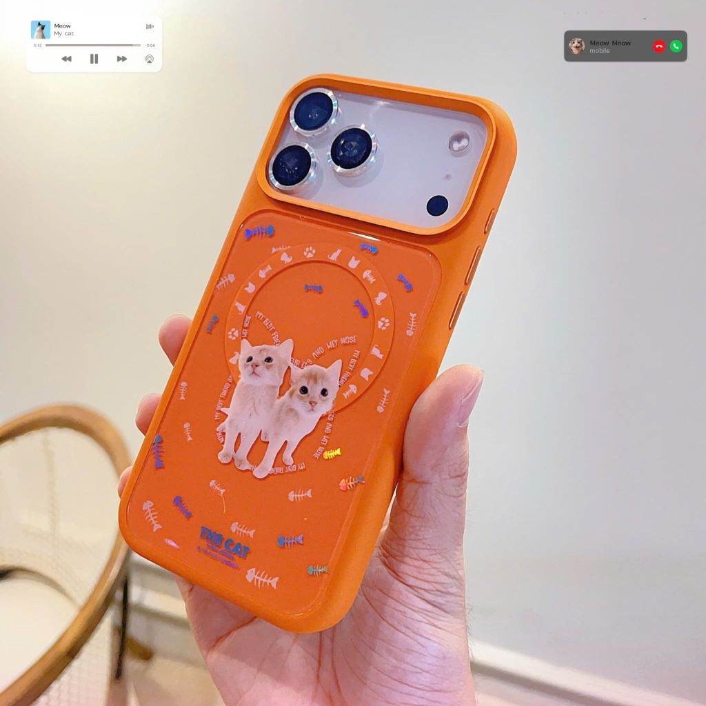 ** Ốp IP 17 Pro Max Mutural The Cat