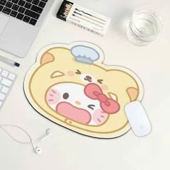 ** Lót chuột gấu mặt Kitty