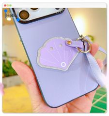 ** Ốp iPhone 17 Pro Max Duxducis Luvy da PU kèm dây