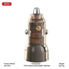 Sạc xe hơi XO CC60 1U 1C 30W