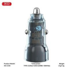 Sạc xe hơi XO CC60 1U 1C 30W