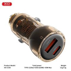 Sạc xe hơi XO CC60 1U 1C 30W
