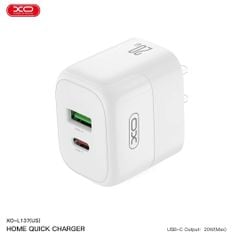 Cóc sạc XO L137 1U 1C 18W