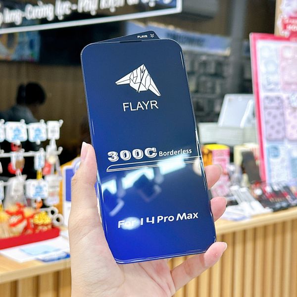 Dán cường lực iPhone 14 Pro Max 3D trong suốt không viền