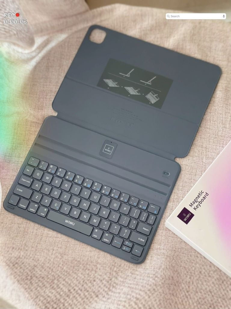 ** Bao da bàn phím Wiwu F17 iPad Air 4/5/6/7 2024 2025
