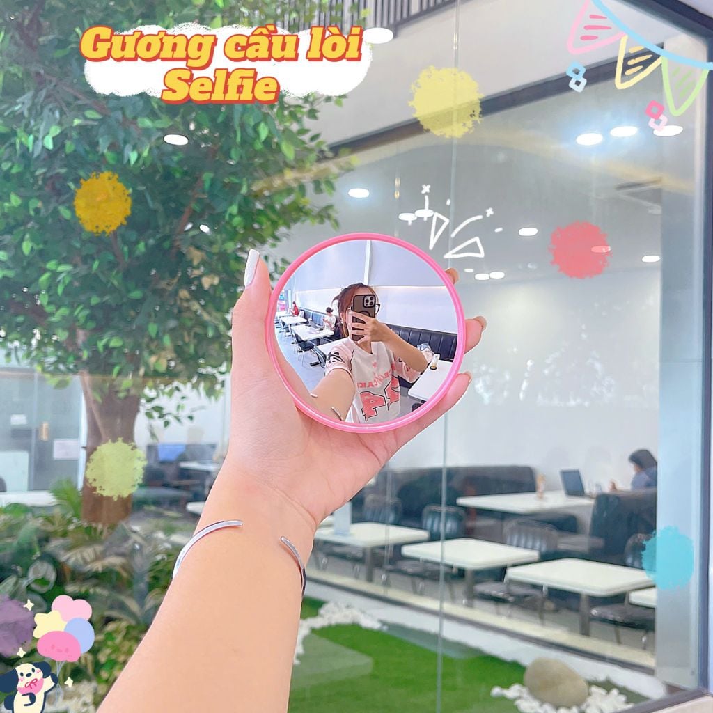 ** Gương checkin lồi mini