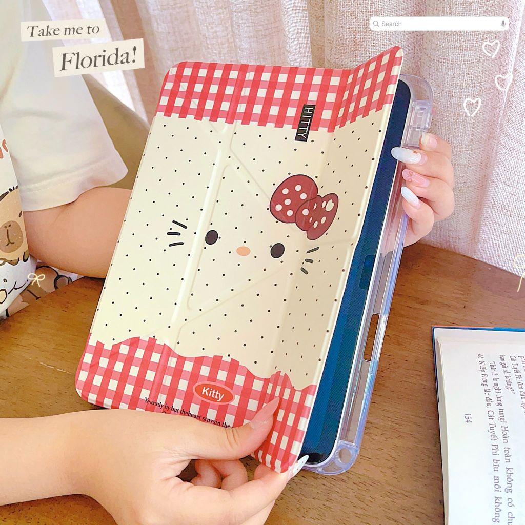 Bao da iPad Mini 6/Mini 7 dẻo trong in hình cute