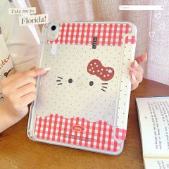 Bao da iPad 10.2 inch dẻo trong in hình cute