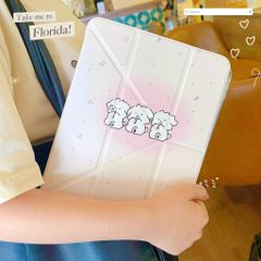 Bao da iPad 9.7 inch dẻo trong in hình cute