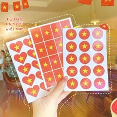 ** Set 2 tờ sticker chủ đề 30/04