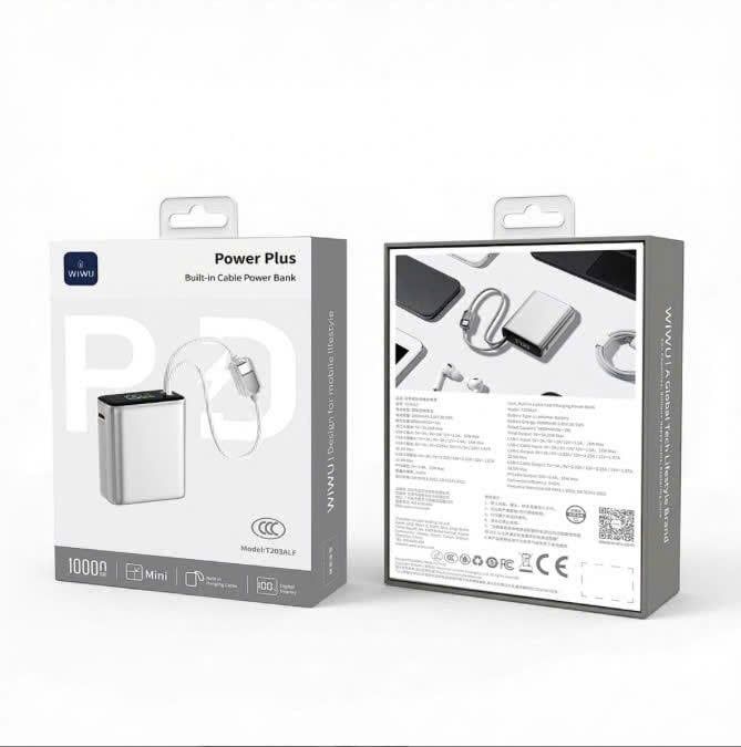** PDP Wiwu T203 Built in 10.000mAh 22.5W