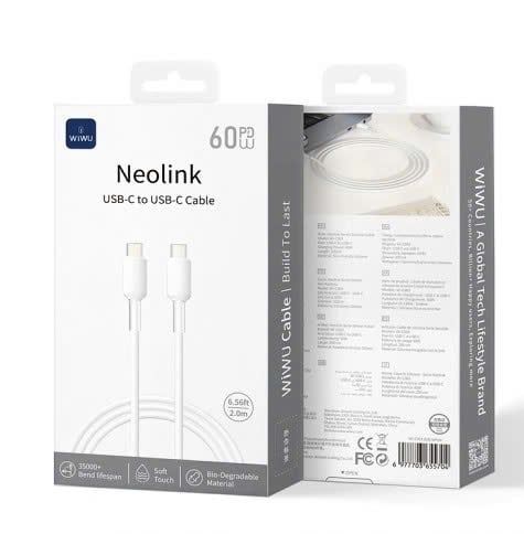 Cáp Type C to Type C Wiwu Neolink 60W 2m