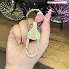 ** Móc khóa kim loại đen Proud Horse 2 khoen