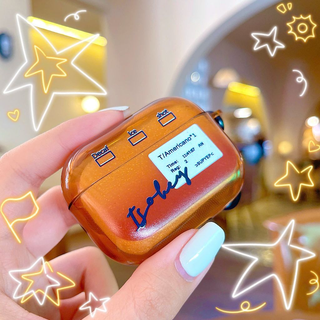 ** Case Airpods 3 dẻo nâu cafe isohey