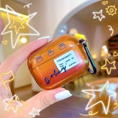 ** Case Airpods 4 dẻo nâu cafe isohey
