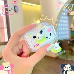 ** Case Airpods Pro dẻo cún Pacha Hamburger