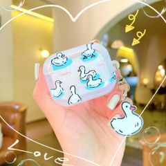 ** Case Airpods 3 dẻo vịt trắng Happy Gaga