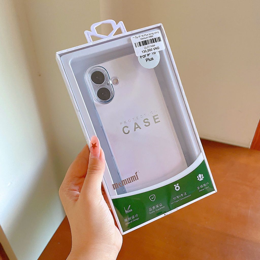 ** ỐP IP 16 Plus Memumi trong cứng BVC