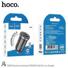 [C] Sạc xe hơi Hoco DZ19 1U 1C 30W