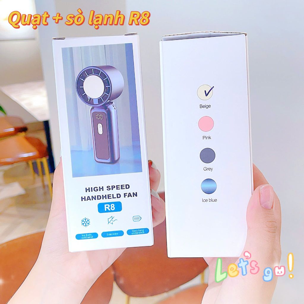 [C] Quạt cầm tay R8 2.000mAh
