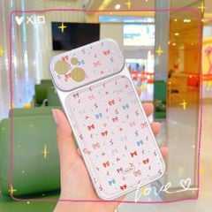 ** Ốp iPhone 15 6.1 vân da viền dẻo xi bạc camera in hình