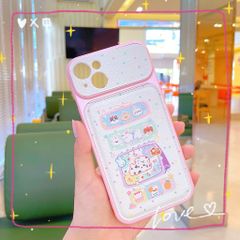 ** Ốp iPhone 15 6.1 vân da viền dẻo xi bạc camera in hình