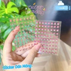 ** Set 5 tờ sticker mini nhiều hình