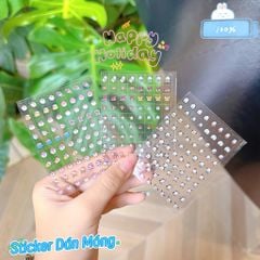 ** Set 5 tờ sticker mini nhiều hình