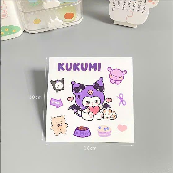 ** Sticker Kukumi tím