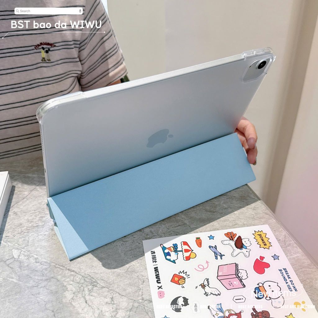 [C] ** Bao da iPad Air 6/Air 7 11 inch Wiwu Classic Pro nhám cứng hở viền