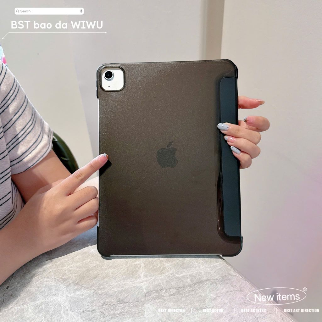 [C] ** Bao da iPad Air 6/Air 7 11 inch Wiwu Classic Pro nhám cứng hở viền