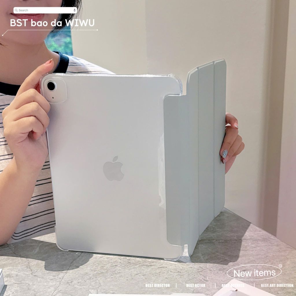 [C] ** Bao da iPad Air 6/Air 7 11 inch Wiwu Classic Pro nhám cứng hở viền