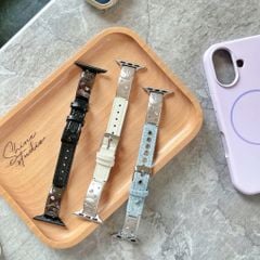 ** Dây Apple Watch giả da Kitty đính đá size 38/40/41