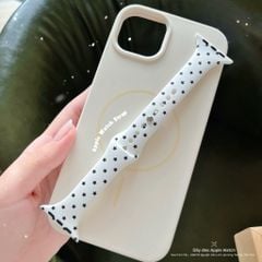 ** Dây Apple Watch silicon trắng nhiều ngôi sao size 38/40/41