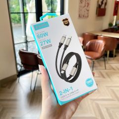 [C] Cáp Type C 2 in 1 Appdo APD04004 1.3m